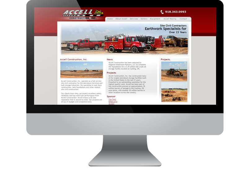 Tulsa Web Design - Accell Construction Tulsa Web Design - Accell Construction