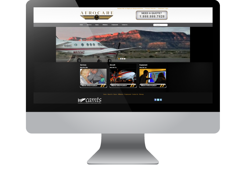 Tulsa Web Design - AeroCare Tulsa Web Design - AeroCare
