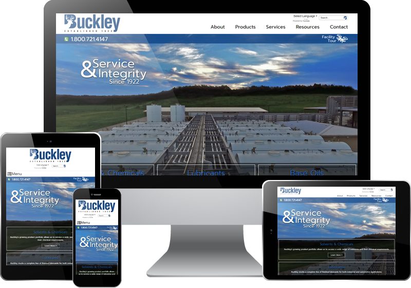 Midlothian Web Design - Buckley Oil