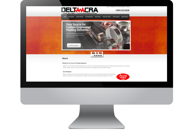 Tulsa Web Design - Delta Manufacturing Tulsa Web Design - Delta Manufacturing