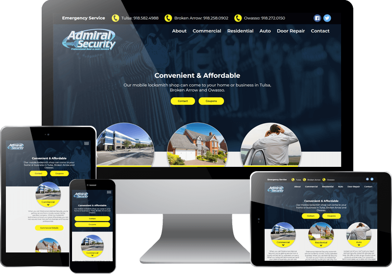 Tulsa Web Design - Admiral Security Tulsa Web Design - Admiral Security