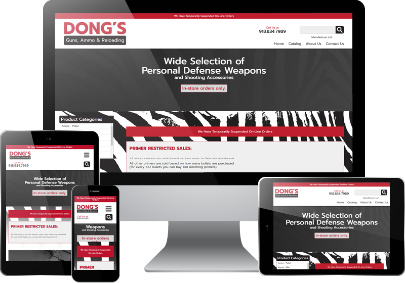 Tulsa Web Design - Dongs Guns