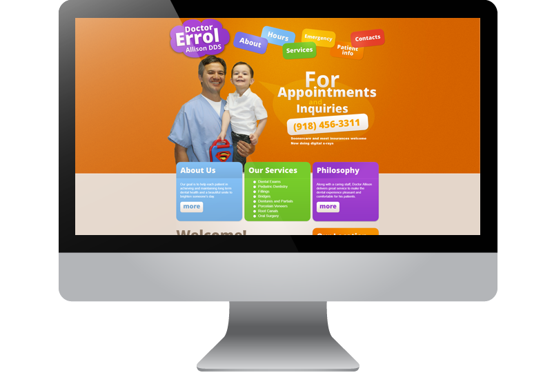 Tulsa Web Design - Dr. Allison DDS Tulsa Web Design - Dr. Allison DDS