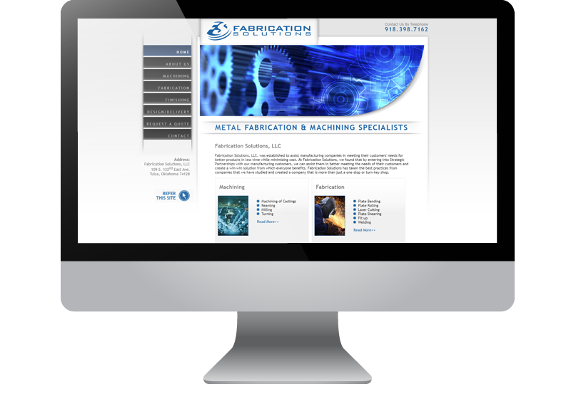 Tulsa Web Design - Fabrication Solutions Tulsa Web Design - Fabrication Solutions