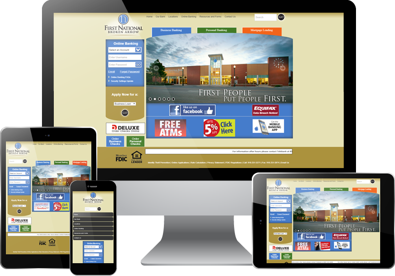Tulsa Web Design - First National Bank of Broken Arrow Tulsa Web Design - First National Bank of Broken Arrow