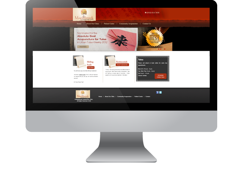 Tulsa Web Design - Maplebrook Acupuncture Tulsa Web Design - Maplebrook Acupuncture