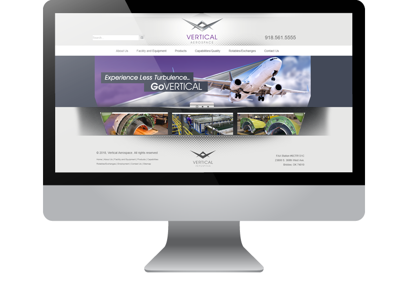 Tulsa Web Design - Vertical Aerospace Tulsa Web Design - Vertical Aerospace