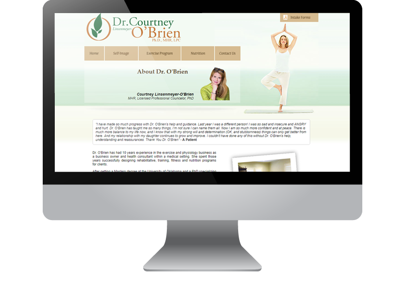 Tulsa Web Design - Dr. Courtney O'Brien Personal Trainer Tulsa Web Design - Dr. Courtney O'Brien Personal Trainer