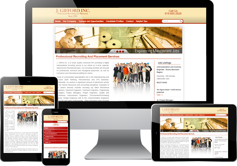 Tulsa Web Design - J.Gifford Inc. Tulsa Web Design - J.Gifford Inc.
