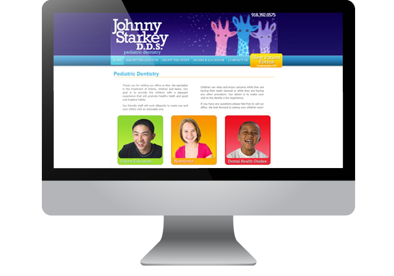 Tulsa Web Design - Johnny Starkey DDS Tulsa Web Design - Johnny Starkey DDS