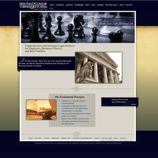 Tulsa Web Design - Newton Oconnor Turner & Ketchum Tulsa Web Design - Newton Oconnor Turner & Ketchum