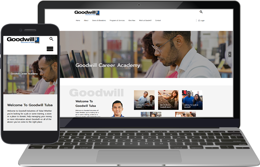 Goodwill Industries of Tulsa website project